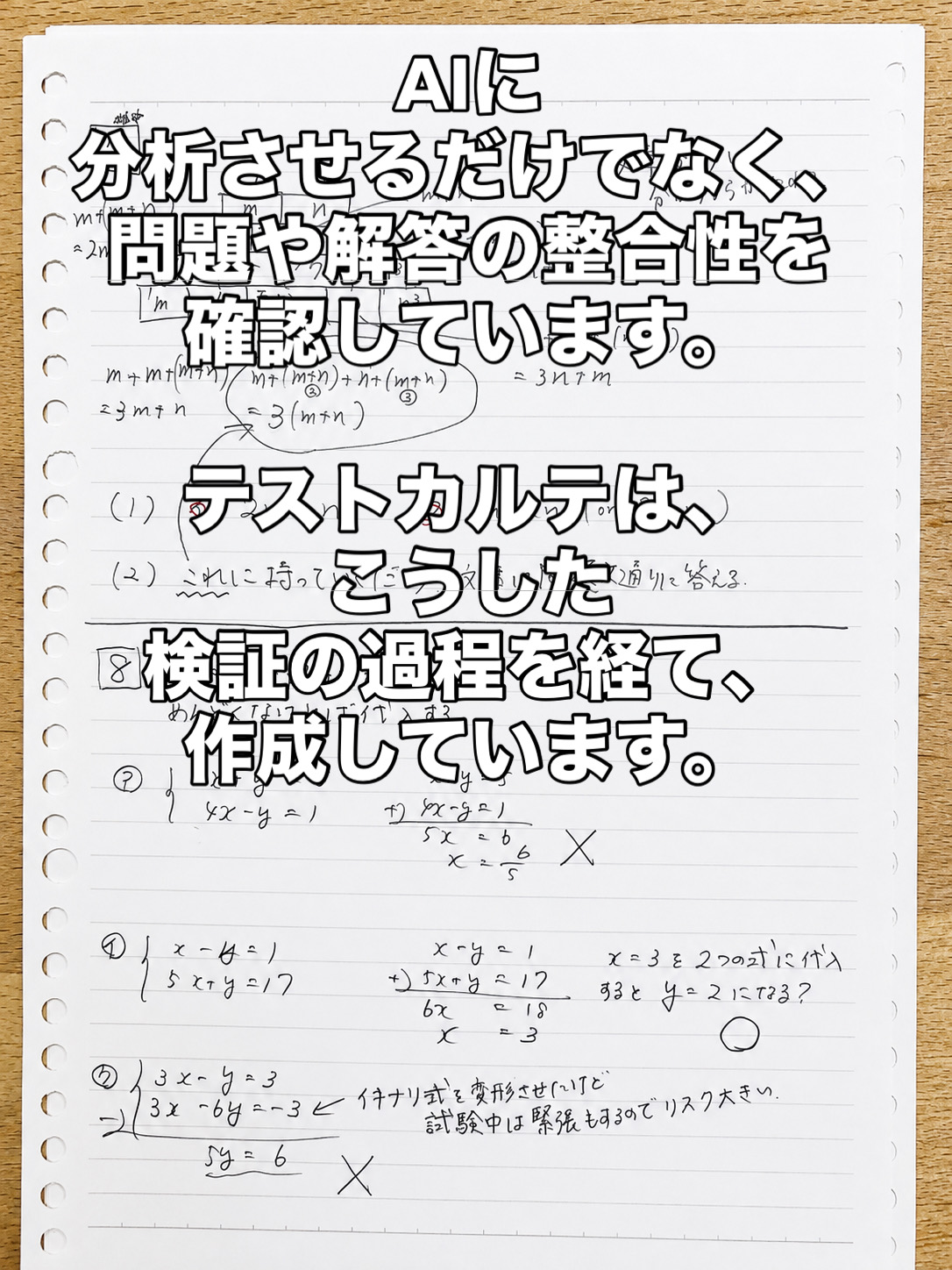 テストカルテが出来上がるまで ABCA2028-0899-40E2-BD30-1787654C4B3C