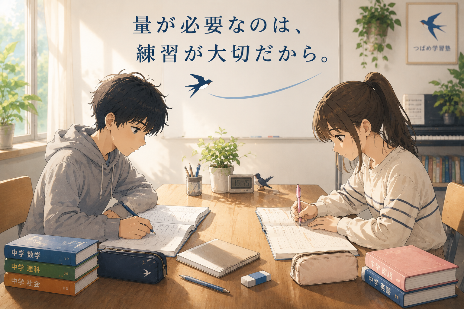 つばめ学習塾が「量」を大切にしている理由 ChatGPT Image 2026年9月8日 18_34_34